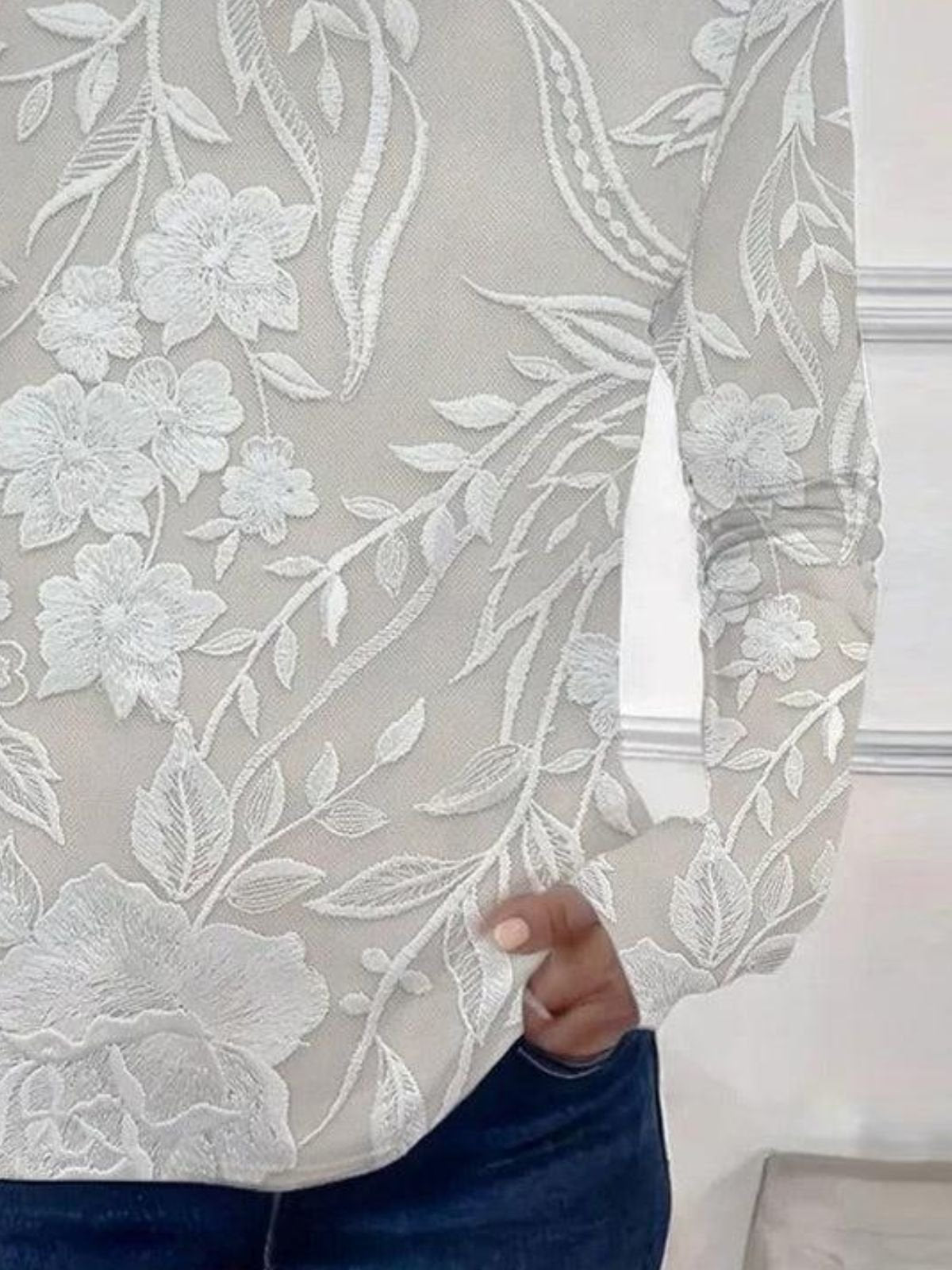 Casual Floral Crew Neck Regular Fit T-Shirt