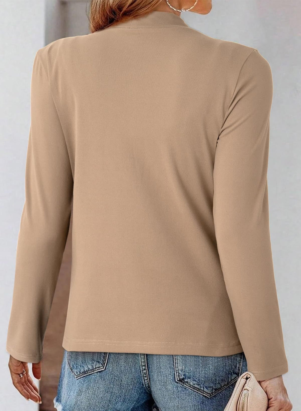 Elegant Regular Fit Fluff/Granular Fleece Fabric Plain T-Shirt