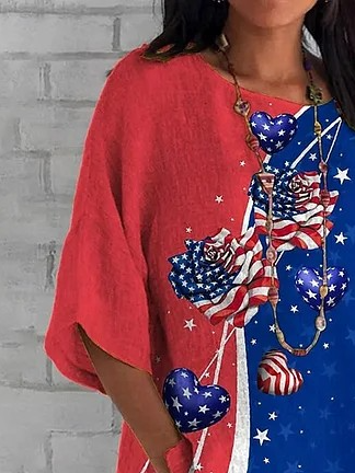 Cotton And Linen Loose Vintage Shirt