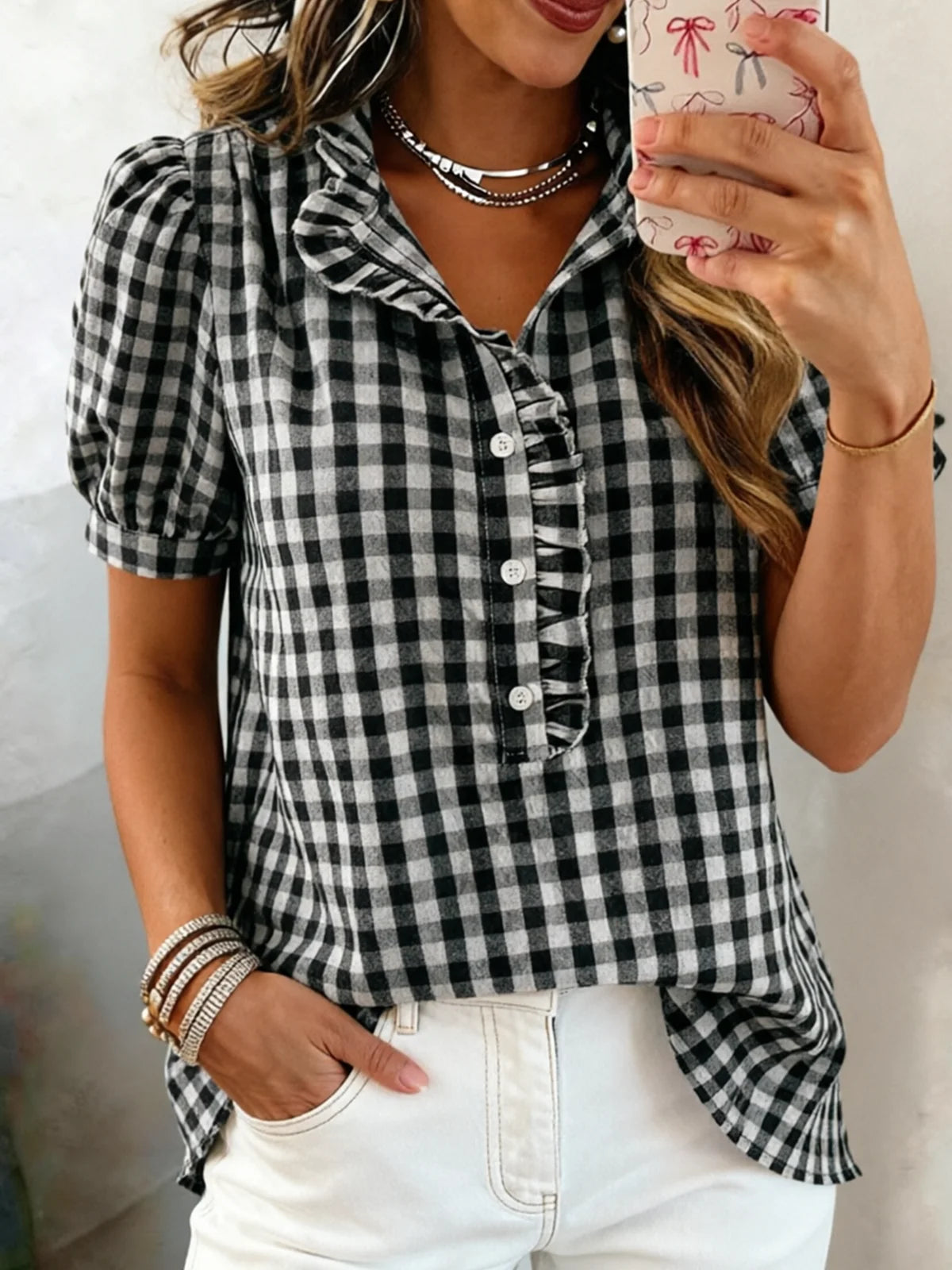 Vintage Others Polyester Cotton Shirt