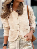 Casual Plain Cardigan