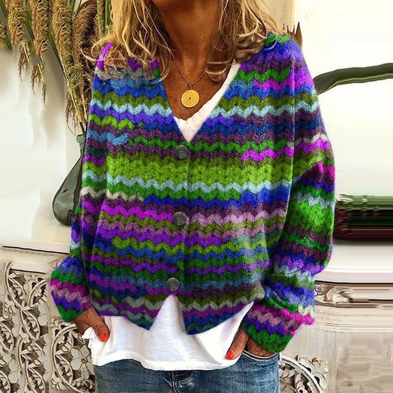 Women Casual Winter Turkey Natural Daily Loose Halloween Mid-long No Cardigans