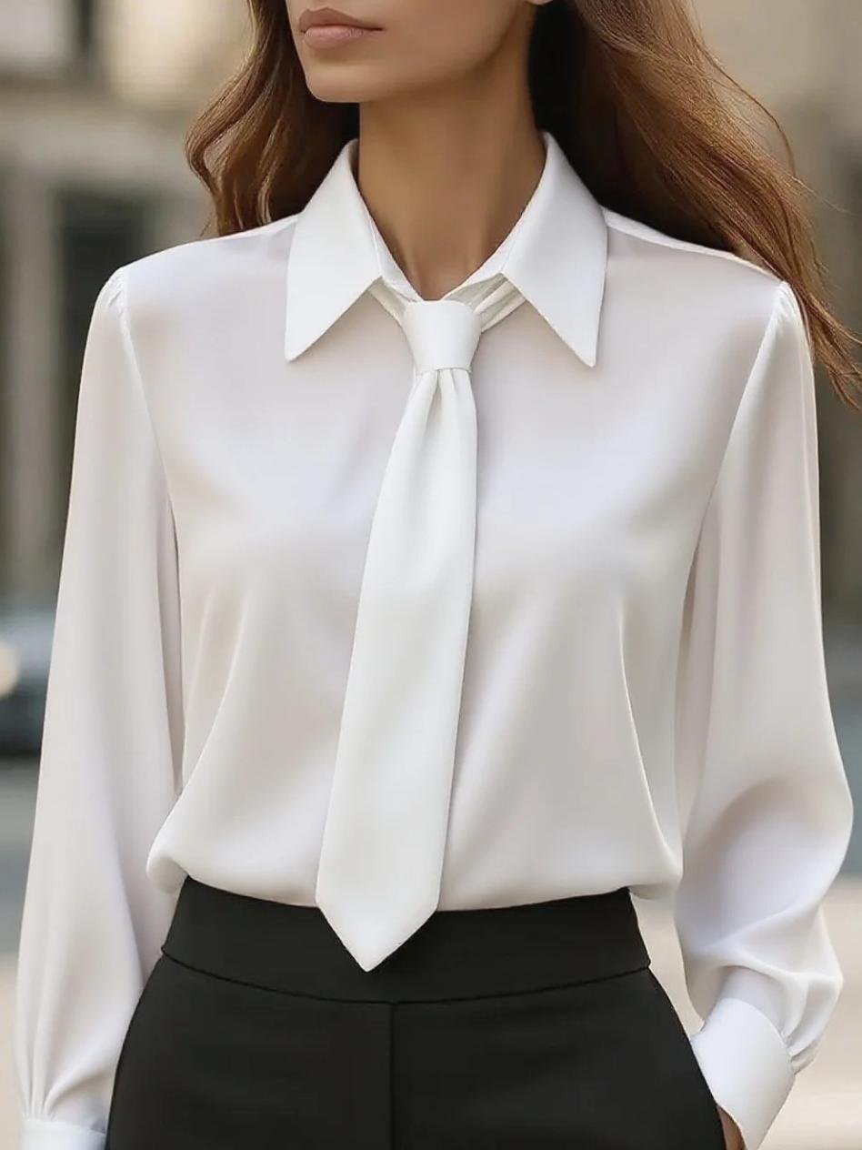 Plain Elegant Loose Others Shirt