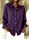 Shirt Collar Plain Simple Shirt