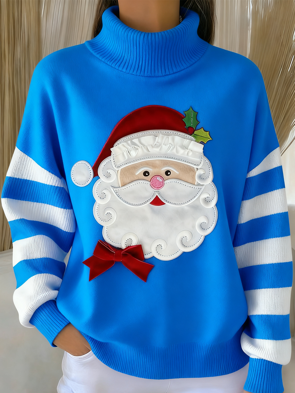 Vintage Loose Turtleneck Sweater