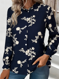 Loose Cotton Embroidery Patterns Vintage Shirt