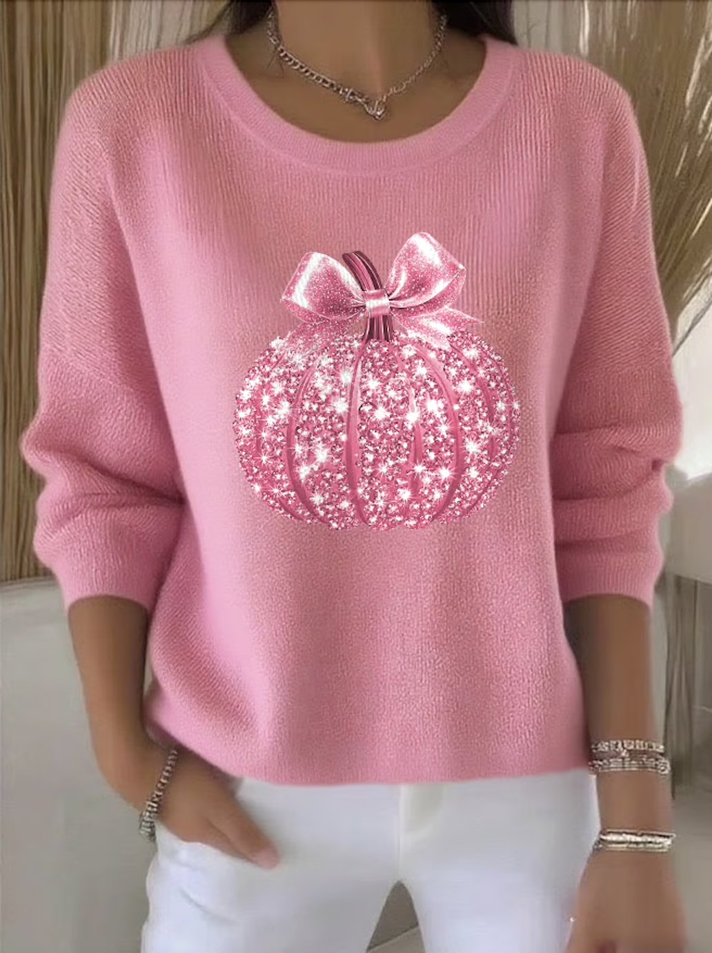 Cotton Crew Neck Regular Fit Casual Sweater