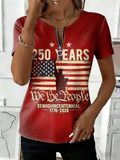 Casual Others Cotton-Blend Loose T-Shirt
