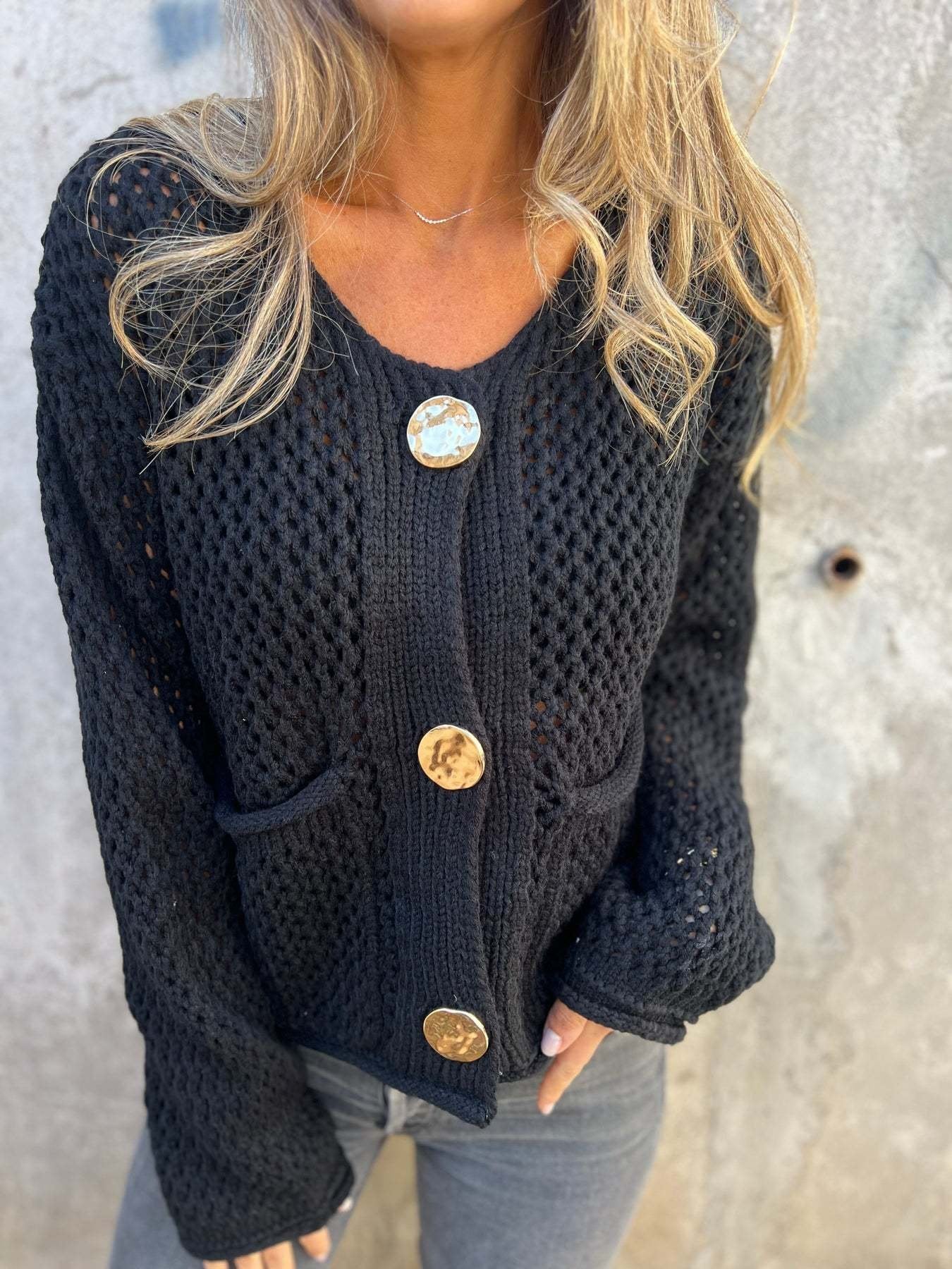 V Neck Plain Casual Regular Fit Sweater