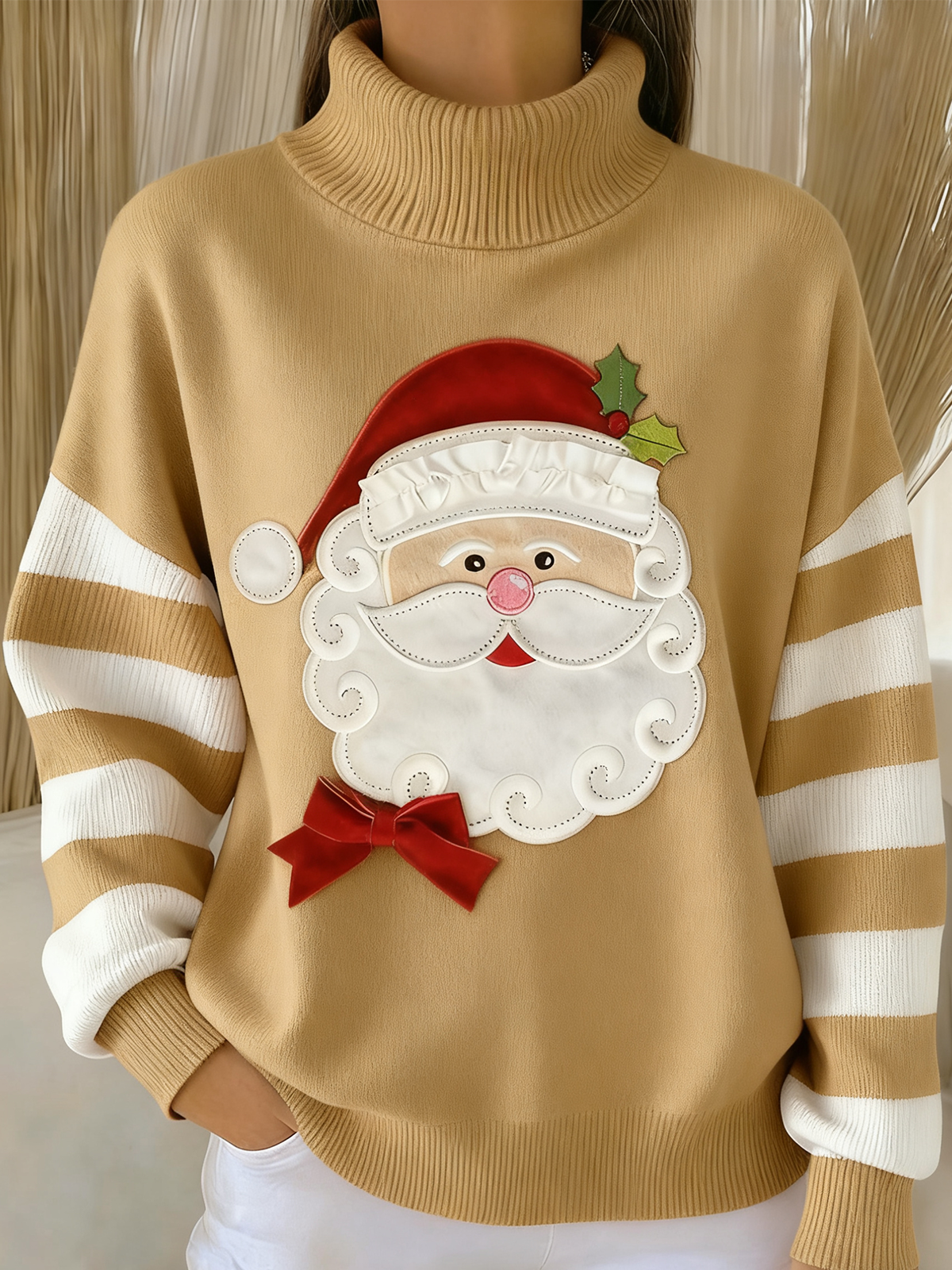 Vintage Loose Turtleneck Sweater
