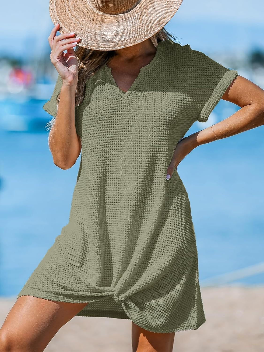 Plain Others Casual Dress With No