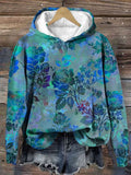 Hoodie Casual Cotton Floral Hoodie