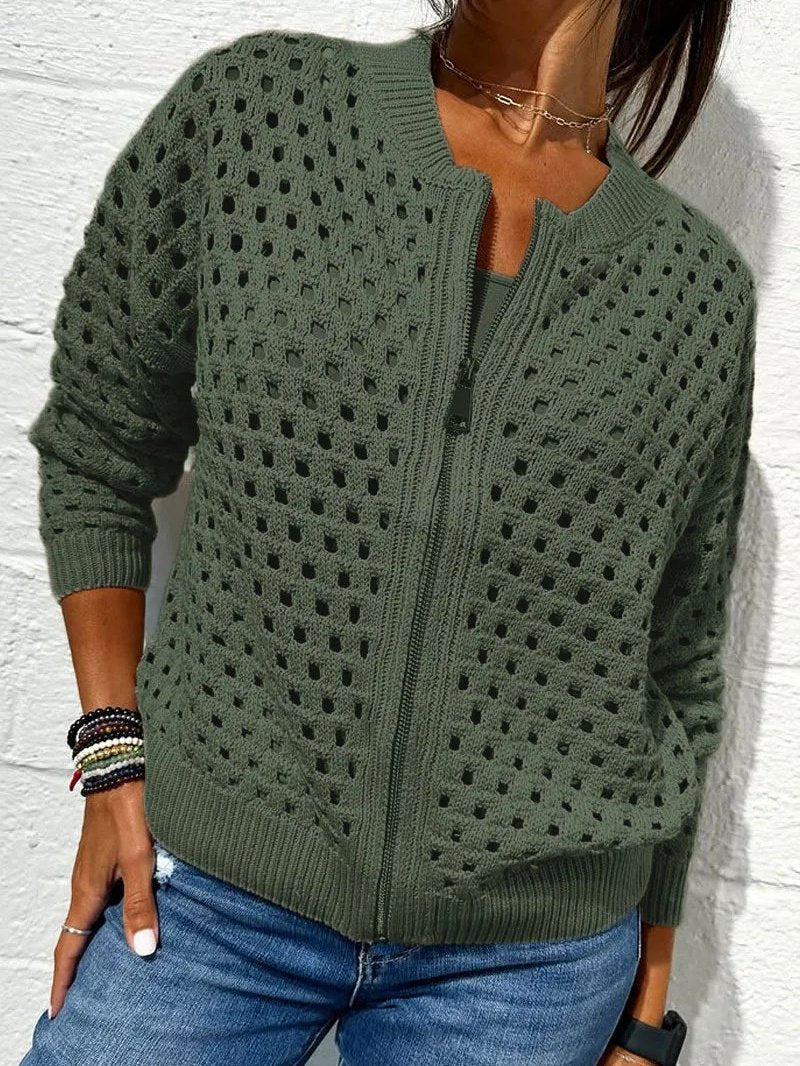 Urban Hollow Out Regular Fit Jacket