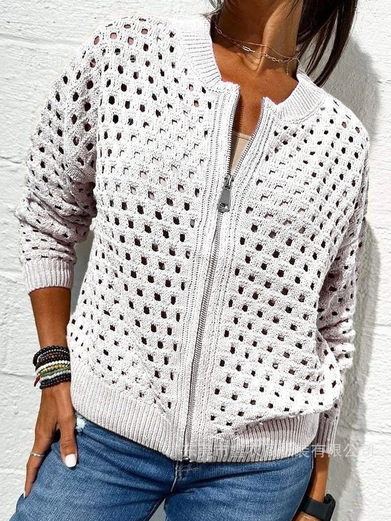 Urban Hollow Out Regular Fit Jacket