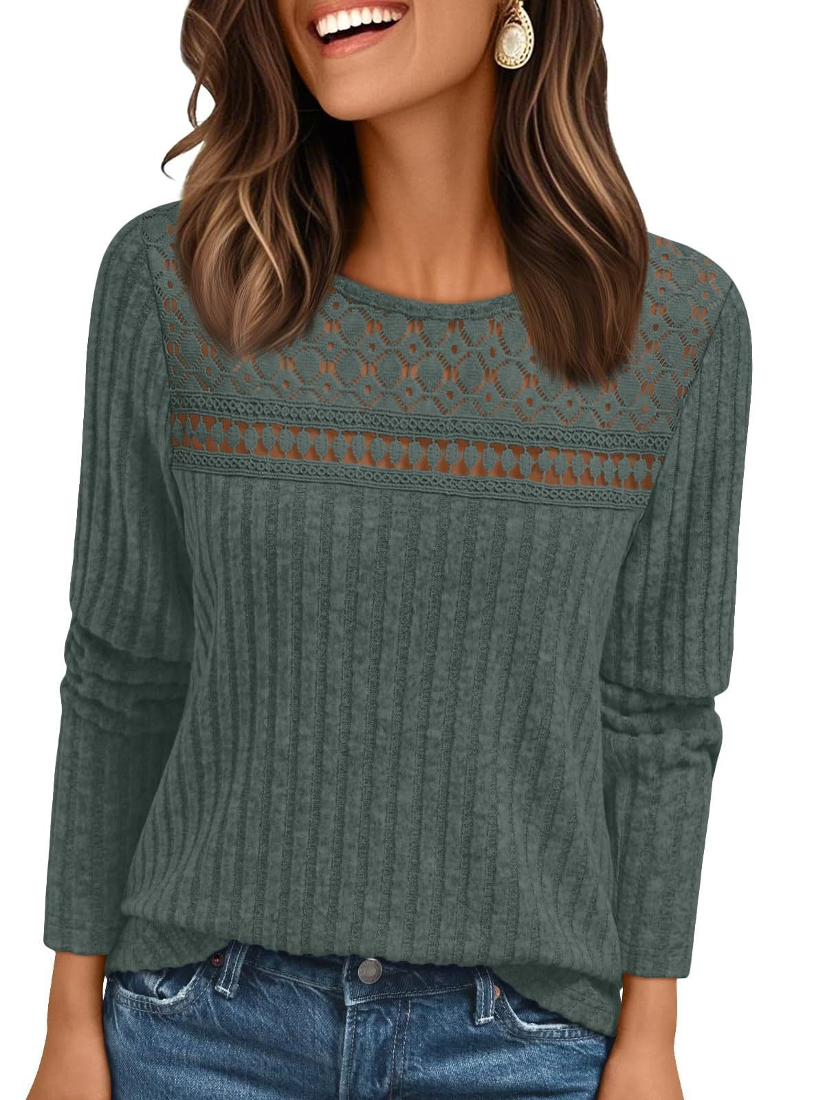Cotton-Blend Elegant Loose T-Shirt