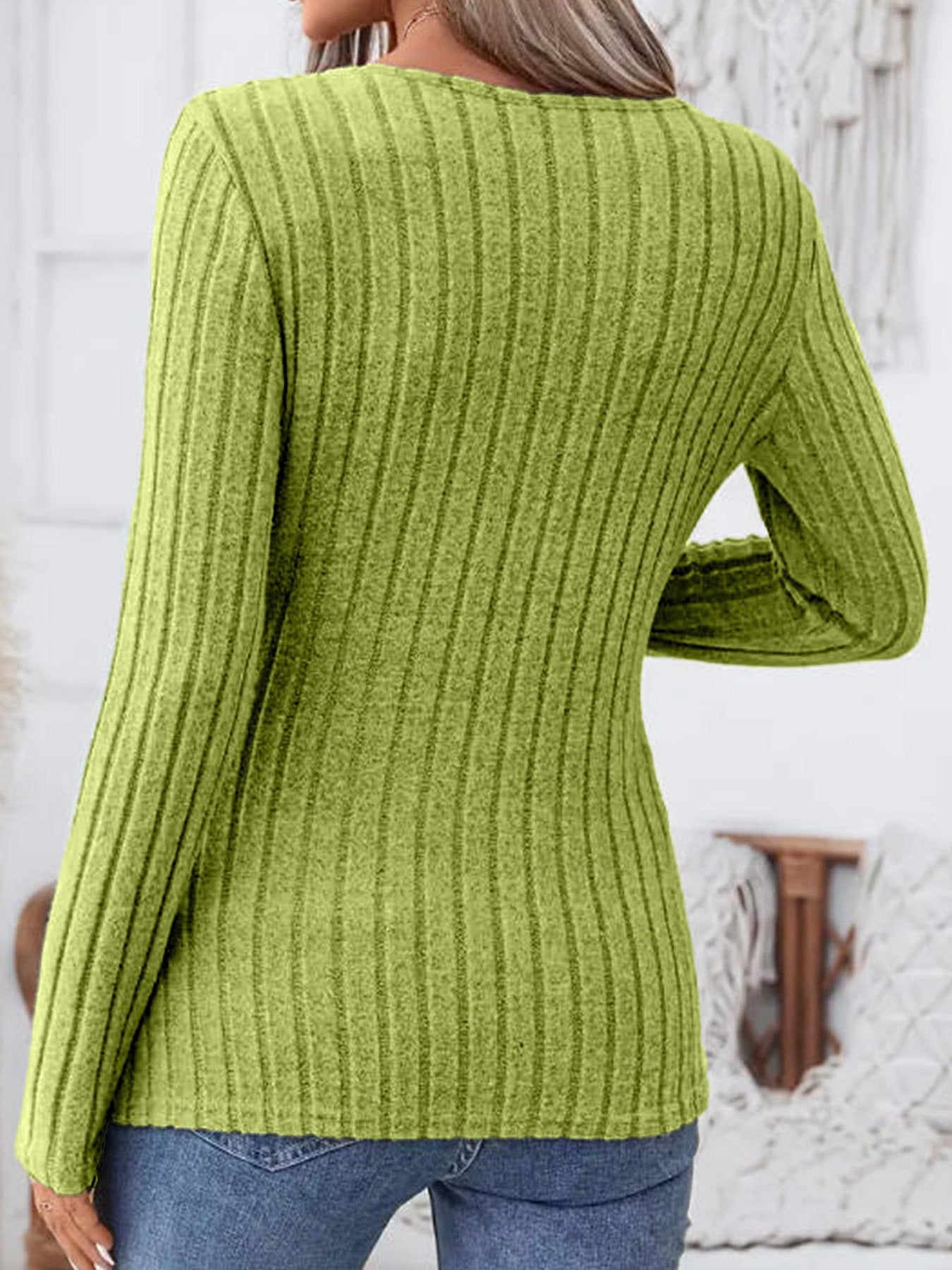 V Neck Elegant Plain Regular Fit T-Shirt