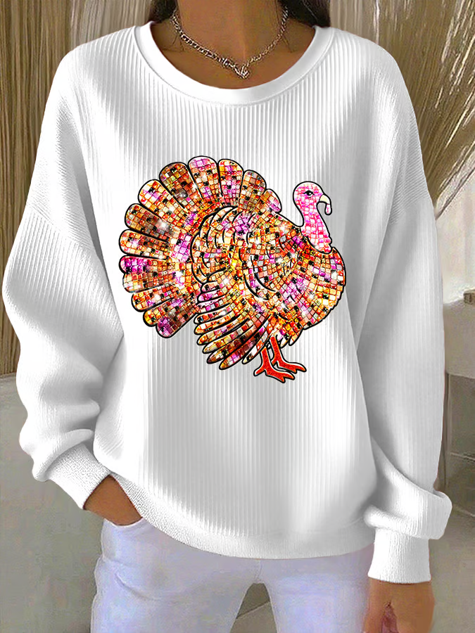 Regular Fit Casual Turkey Cotton Sweatshirt