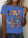 Subtle Anti-Trump Flowers Shirt (T-Shirt Or Long Sleeves), Anti-Maga Floral Tee, Fdt Merch, Feminist Gift Cotton T-Shirt