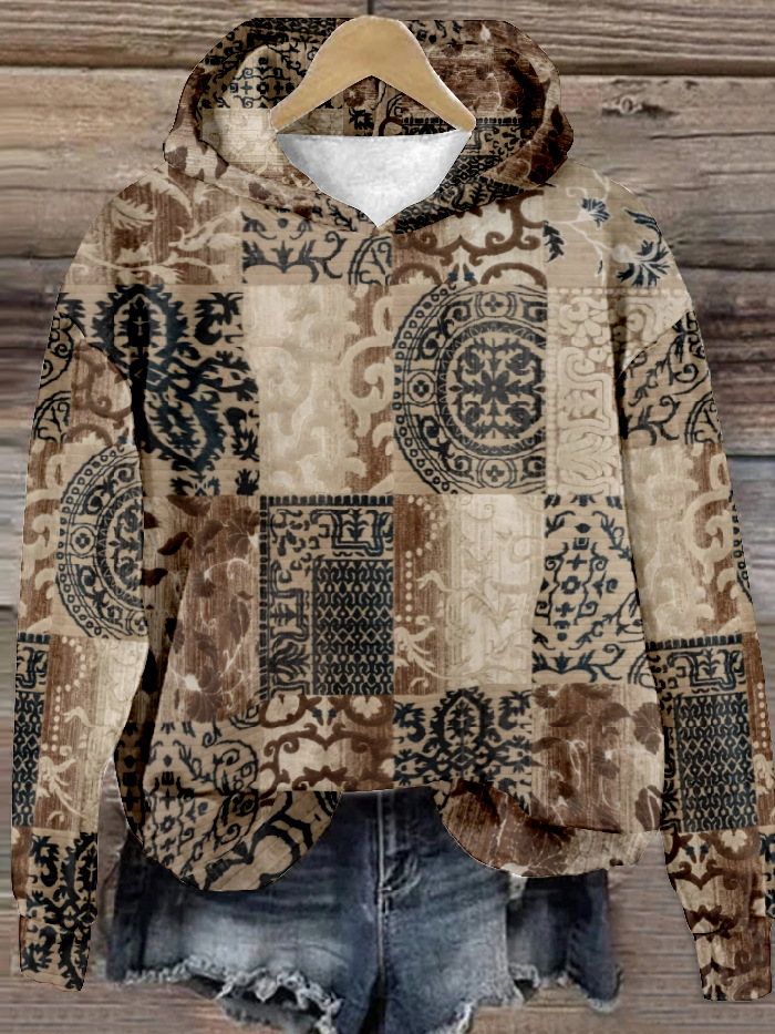 Casual Ethnic Loose Sweatshirt