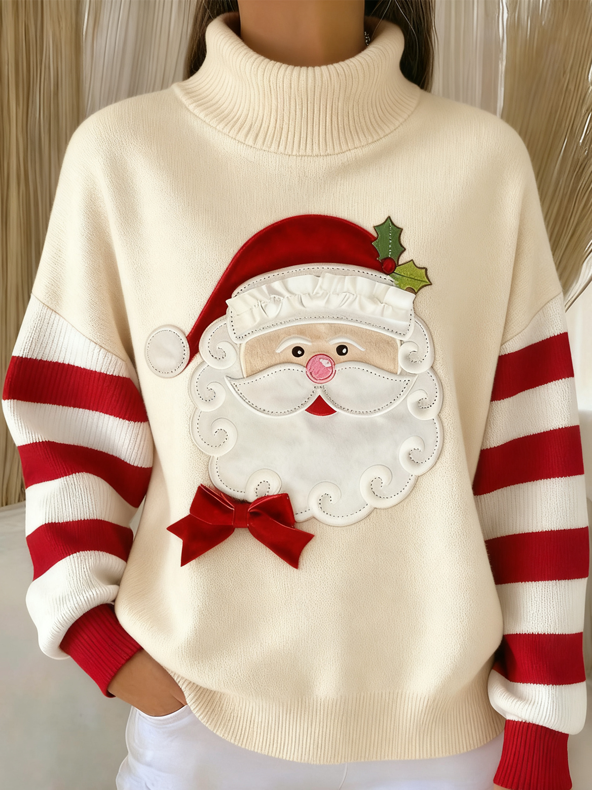 Vintage Loose Turtleneck Sweater