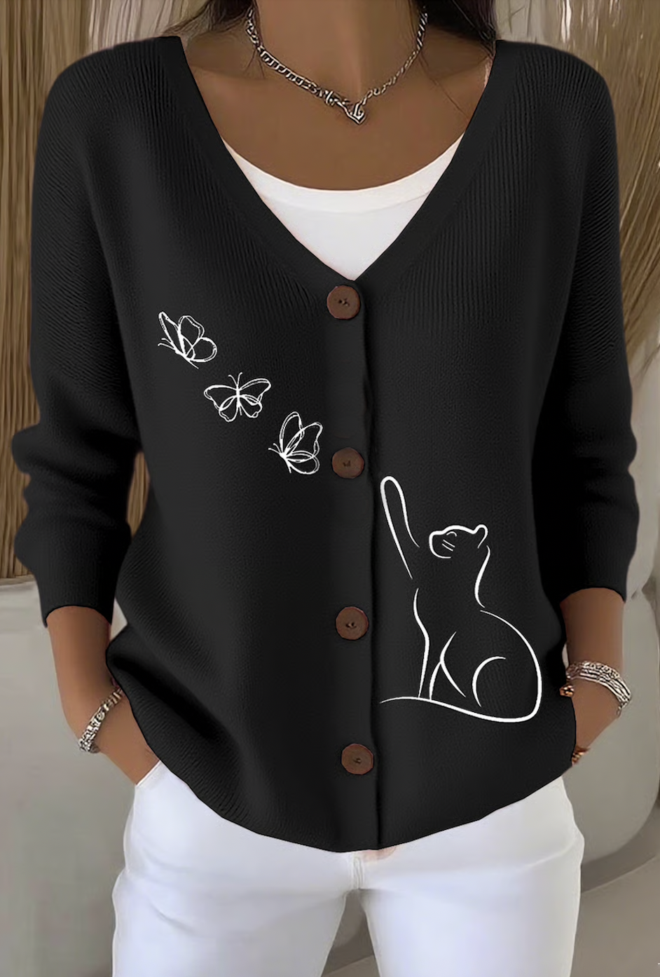 Regular Fit Casual Cardigan