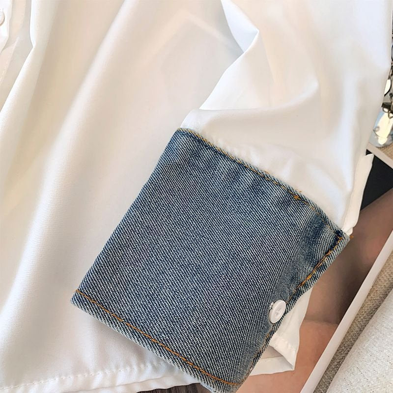 Casual Plain Shawl Collar Shirt