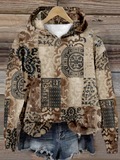 Casual Ethnic Loose Sweatshirt