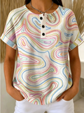 Loose Others Vintage Striped T-Shirt