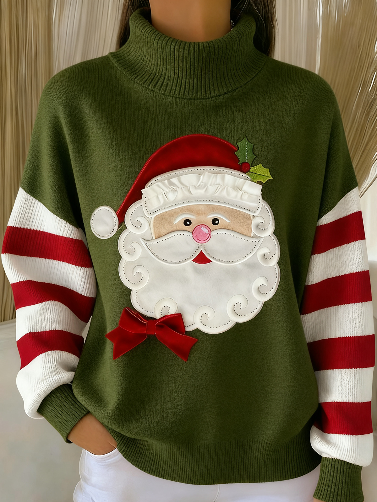 Vintage Loose Turtleneck Sweater