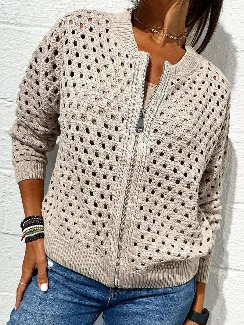 Urban Hollow Out Regular Fit Jacket