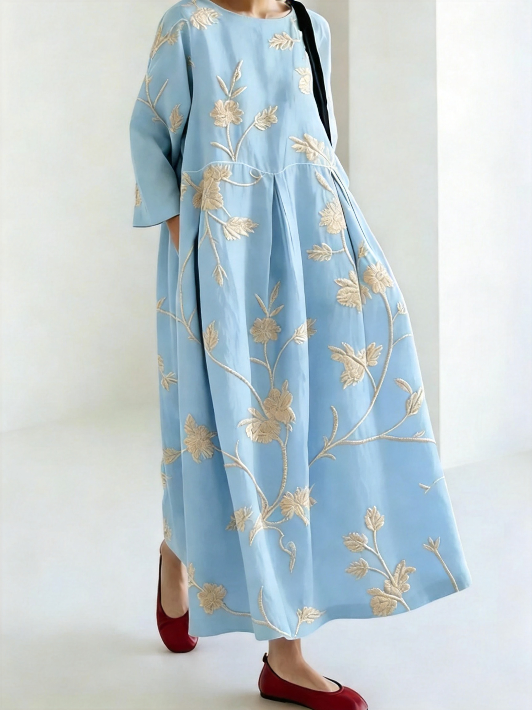 Floral Others Vacation Dress With No