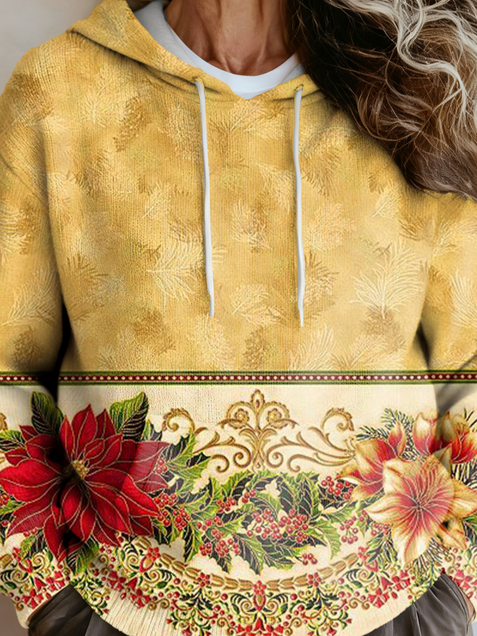 Loose Multicolor Block Casual Sweater