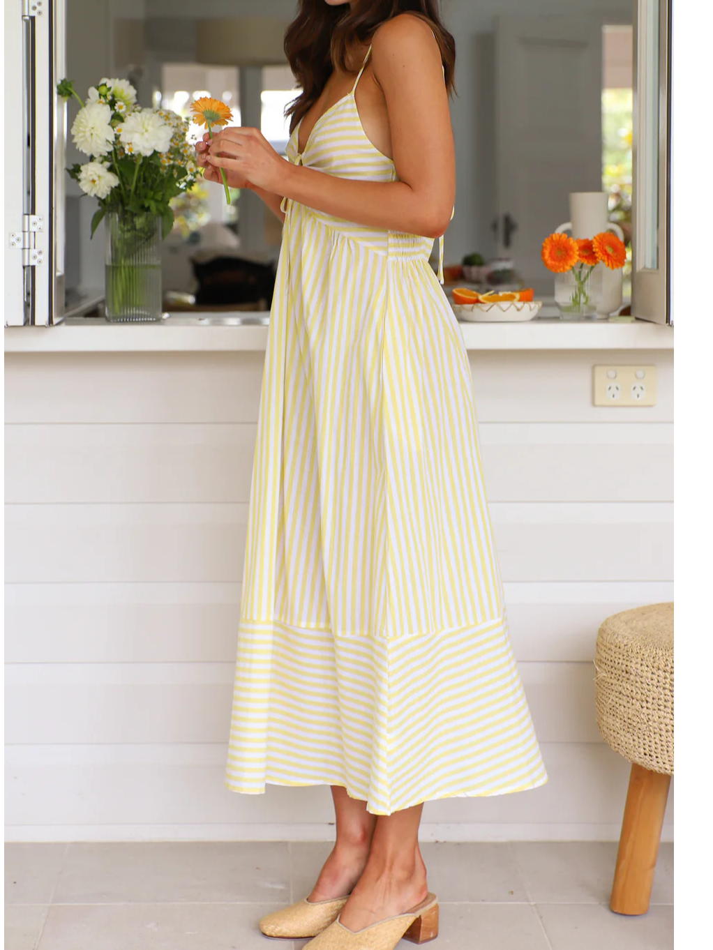 Striped Vacation Others Dress With No