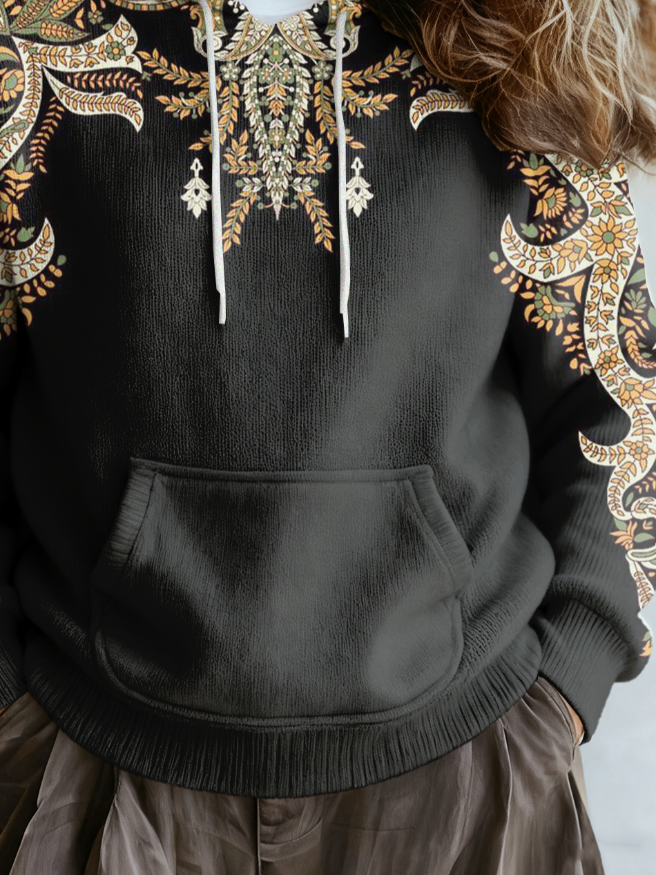 Hoodie Ethnic Casual Sweater