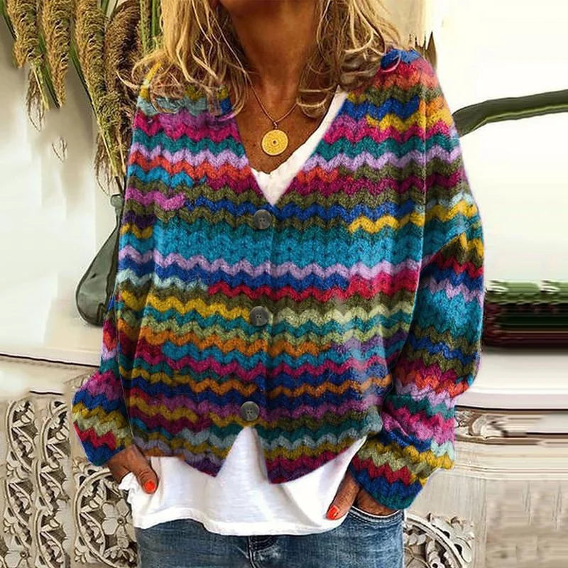 Women Casual Winter Turkey Natural Daily Loose Halloween Mid-long No Cardigans