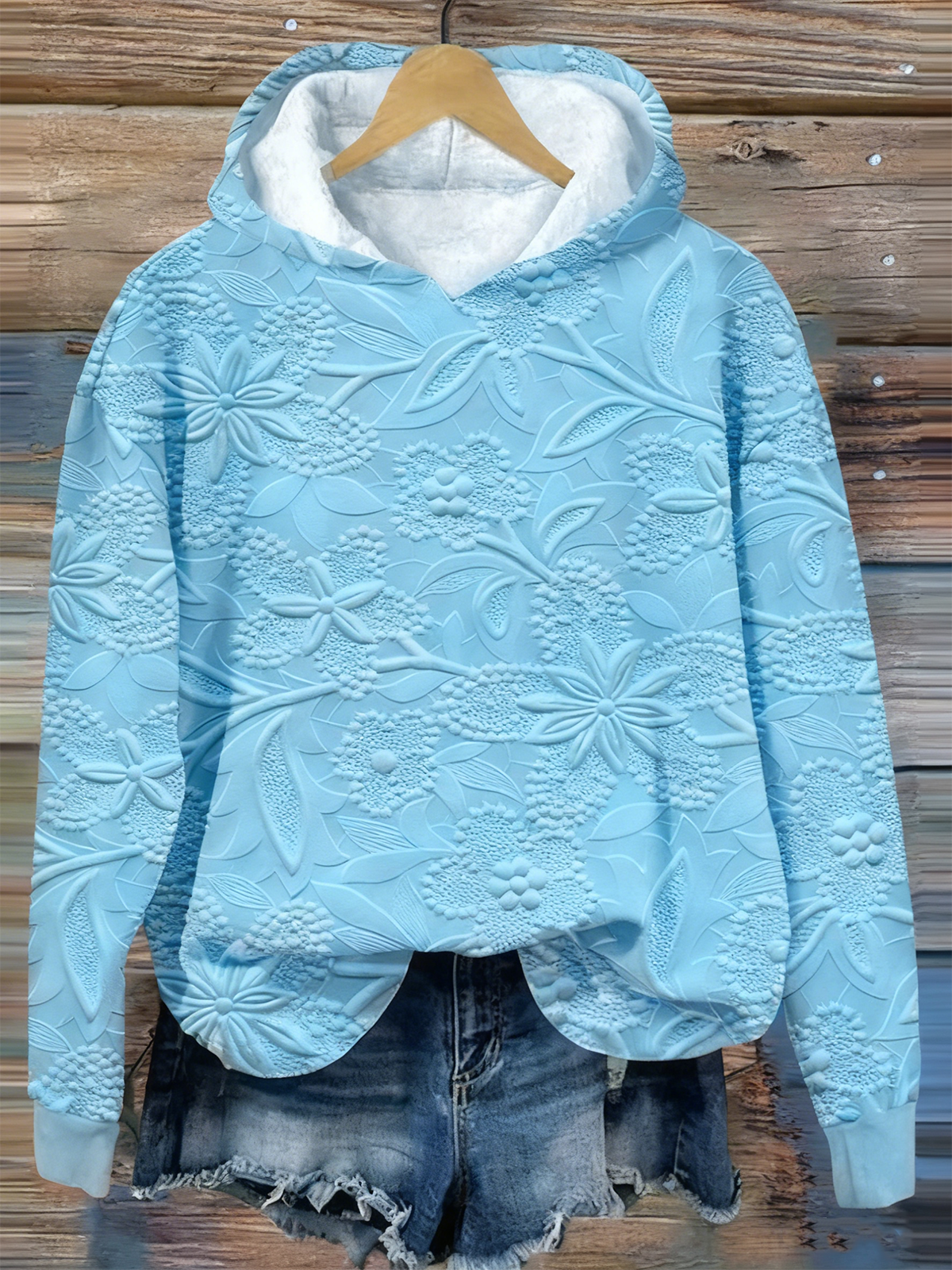 Casual Loose Cotton-Blend Hoodie