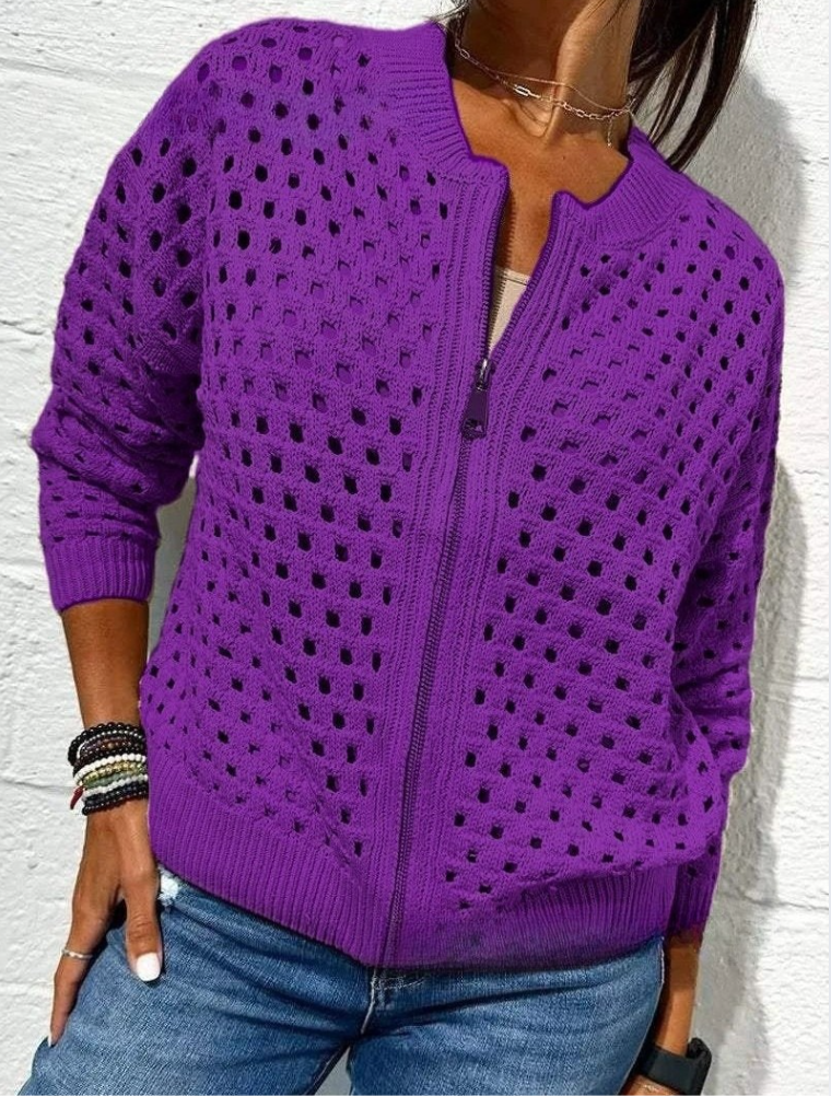 Urban Hollow Out Regular Fit Jacket