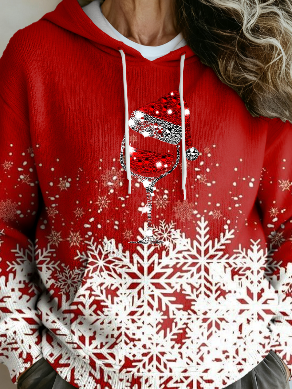 Christmas Hoodie Ethnic Loose Sweater