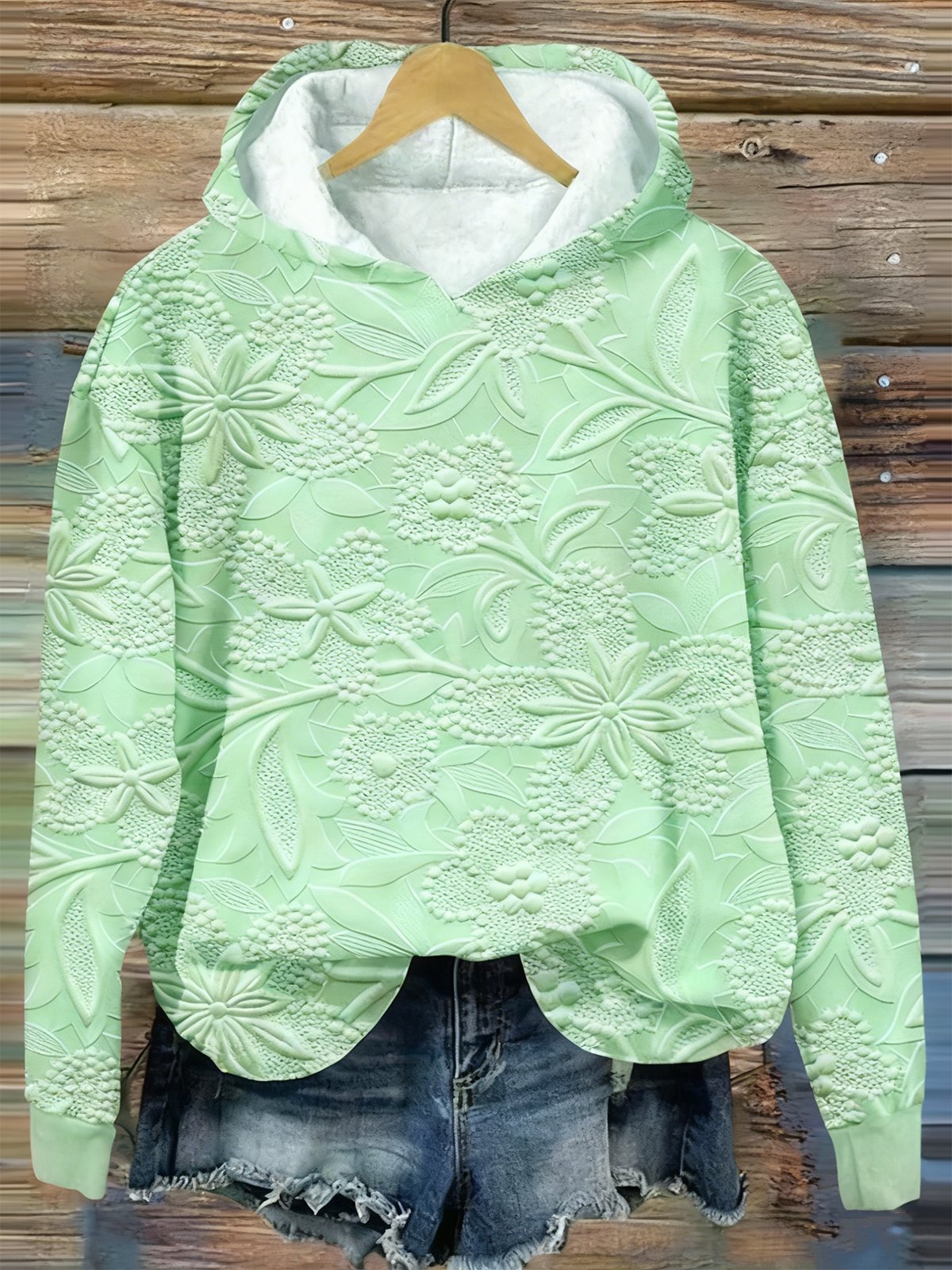 Casual Loose Cotton-Blend Hoodie