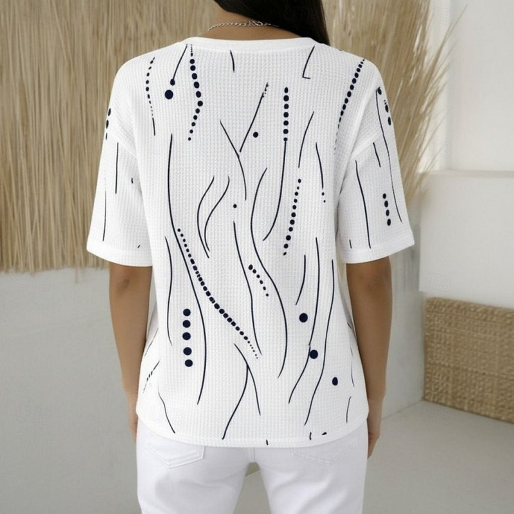 Vintage Others Loose Striped T-Shirt