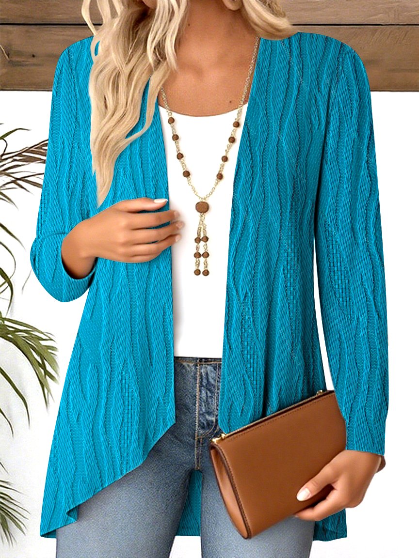 Casual V Neck Cotton Blouse