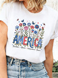 250th anniversary Independence Day SLogan Casual T-Shirt