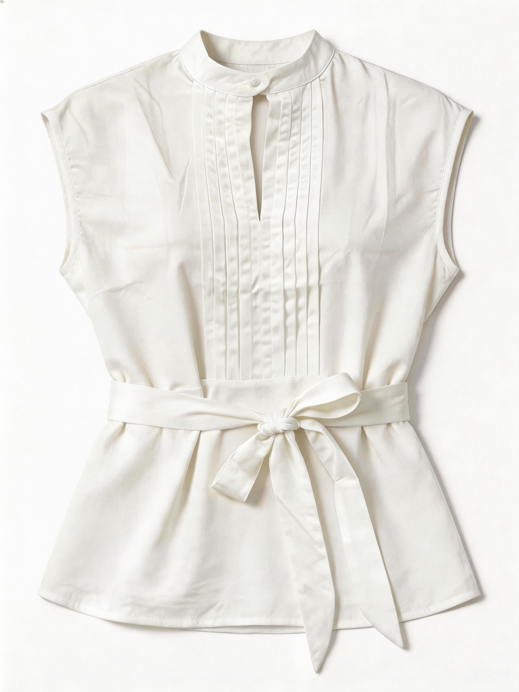 Plain Regular Fit Crew Neck Elegant Shirt