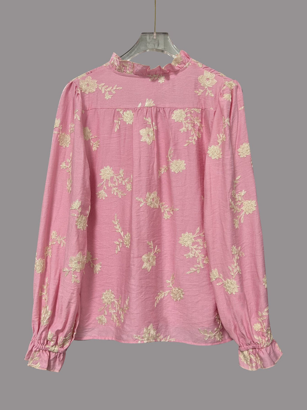 Loose Cotton Embroidery Patterns Vintage Shirt