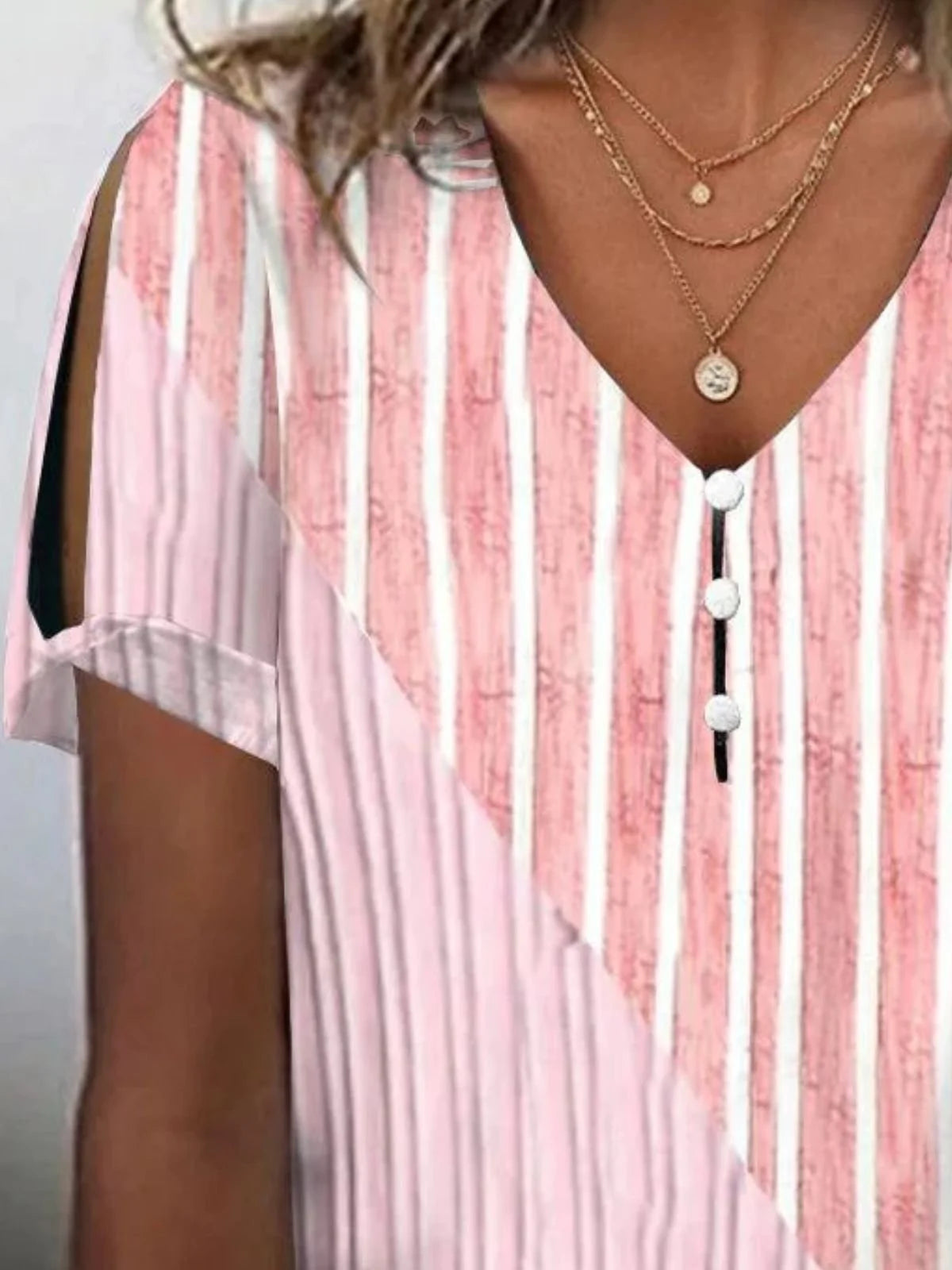 V Neck Casual T-Shirt