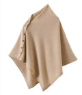 Loose Casual Asymmetrical Collar Cashmere Kimono