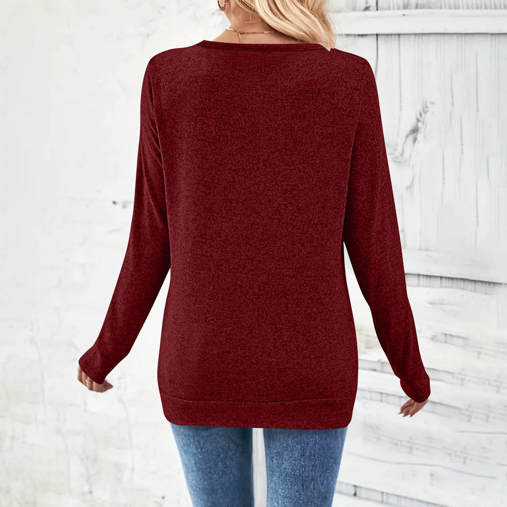 V Neck Casual T-Shirt