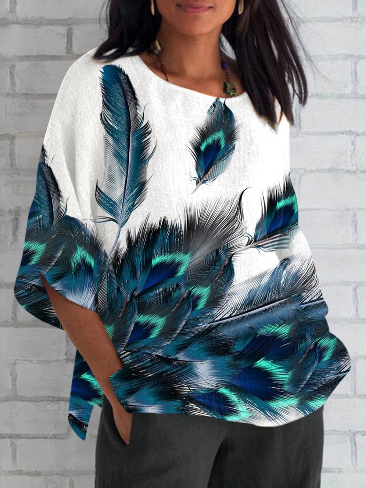 Women's Short Sleeve T-shirt Summer Plain Printing V Neck Daily Going Out Casual Top