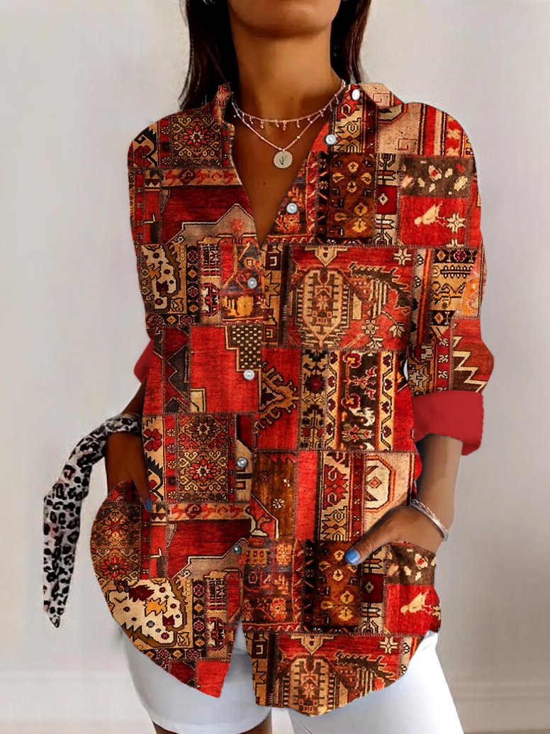 Casual Geometric Shirt