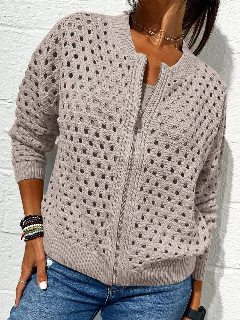Urban Hollow Out Regular Fit Jacket